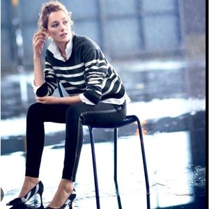 J. Crew Pixie Pants with Leather Stripe $168